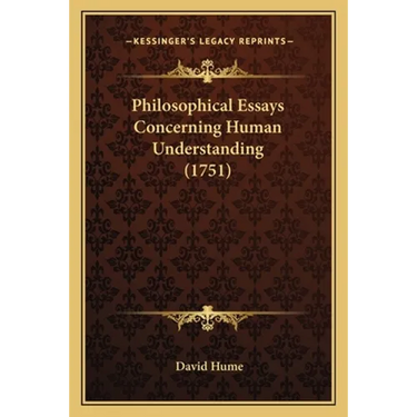 Philosophical Essays Concerning Human Understanding (1751)