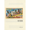 Vintage Lined Notebook Greetings from Los Angeles, California