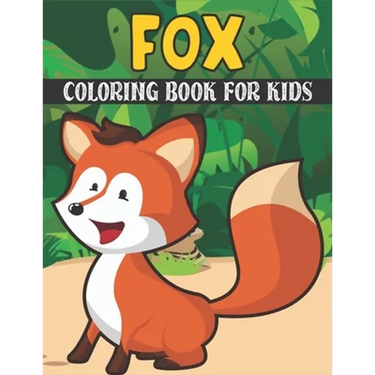 Fox Coloring Book For Kids: 50 Baby Fox Coloring Pages