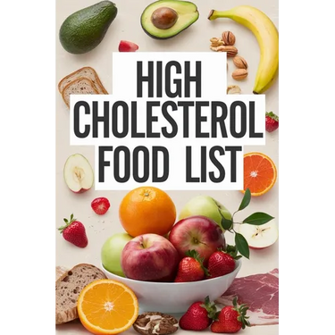 High Cholesterol Food List