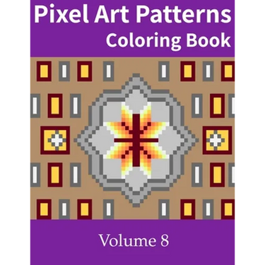 Pixel Art Patterns Coloring Book 8