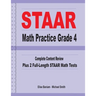 STAAR Math Practice Grade 4: Complete Content Review Plus 2 Full-length STAAR Math Tests