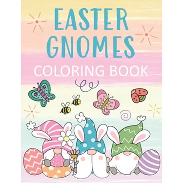 Easter Gnomes Coloring Book: Cute Designs & Pastel Nordic Elf Fun for All Ages!