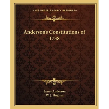 Anderson's Constitutions of 1738
