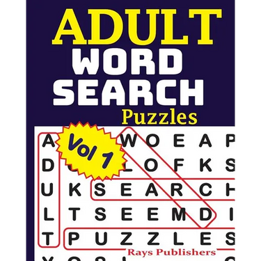 ADULT WORD SEARCH Puzzles Vol 1