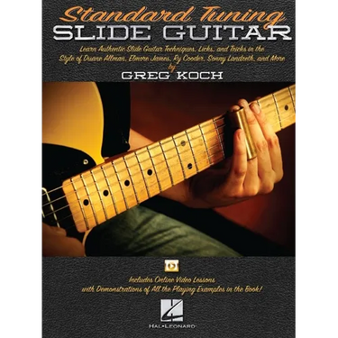 Standard Tuning Slide Guitar Book/Online Media