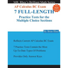 For Math Tutors: AP Calculus BC Exam 7 Full-Length Practice Tests for the Multiple Choice Sections: 7 Full-Length Practice Tests for th