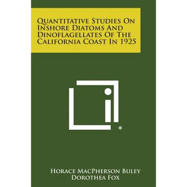Quantitative Studies on Inshore Diatoms and Dinoflagellates of the California Coast in 1925