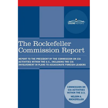 The Rockefeller Commission Report: Report to the President by the Commission on CIA Activities within the U.S., including the CIA Involvement in Plans