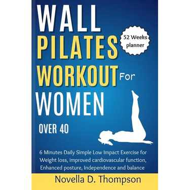 Wall Pilates Workout for Women over 40: 6 Minutes Daily Simple Low Impact Exercise for Weight loss, improved cardiovascular function, Enhanced posture
