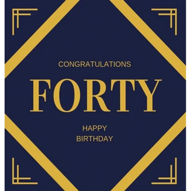 Happy 40th Birthday Guest Book (Hardcover): Happy 40th Birthday Guest book, party and birthday celebrations decor, memory book, 40th birthday, happy b