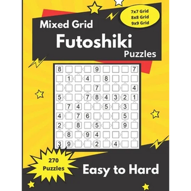 Mixed Grid Futoshiki Puzzles: Futoshiki logic puzzles for adults