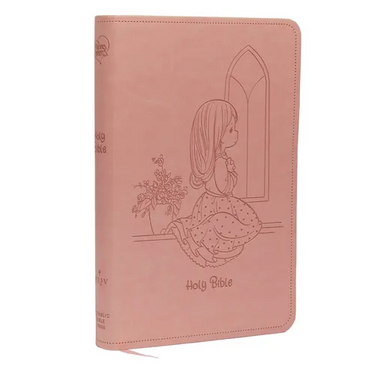 Nrsvce, Precious Moments Bible, Pink, Leathersoft, Comfort Print: Holy Bible