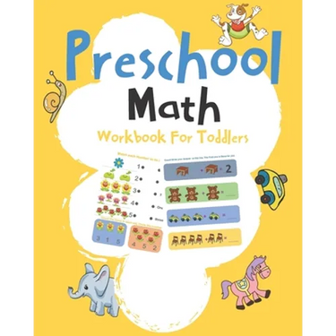 Preschool Math Workbook For Toddlers: Early Math, Math Preschool Learning Book, Kindergarten Math Workbook, Addition & Subtraction Workbook, Lines, Sh