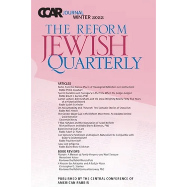 CCAR Journal: The Reform Jewish Quarterly, Winter 2022