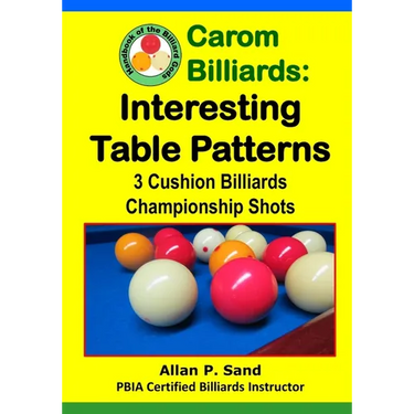Carom Billiards: Interesting Table Patterns: 3-Cushion Billiards Championship Shots