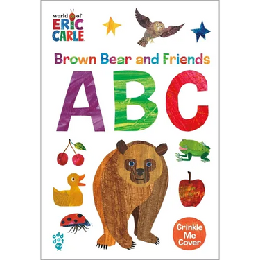 Brown Bear and Friends ABC (World of Eric Carle): A Padded Board Book with a Crinkle-Me Cover for Babies & Toddlers
