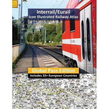 Interrail/Eurail Icon Illustrated Railway Atlas - Global Pass Edition