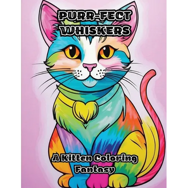 Purr-fect Whiskers: A Kitten Coloring Fantasy