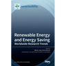 Renewable Energy and Energy Saving: Worldwide Research Trends