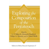 Exploring the Composition of the Pentateuch