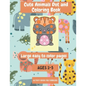 Cute Animal Dot and Coloring Book
