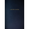 Graph Paper: Executive Style Composition Notebook - Dark Blue Leather Style, Softcover - 6 x 9 - 100 pages (Office Essentials)