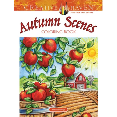 Creative Haven Autumn Scenes Coloring Book