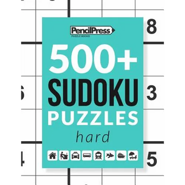 500+ Sudoku Puzzles Book Hard: Sudoku Puzzle Book Hard (with answers)