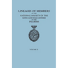 Lineages of Members of the National Society of the Sons and Daughters of the Pilgrims, 1929-1952. in Two Volumes. Volume II