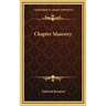 Chapter Masonry