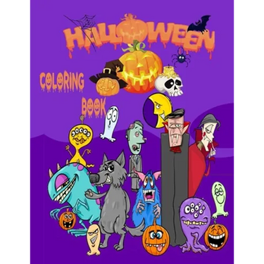 Halloween Coloring Book: Halloween zombie coloring book for Adults and Kids Stress Relieve and Relaxation, Halloween Fantasy Creatures, ... Adu