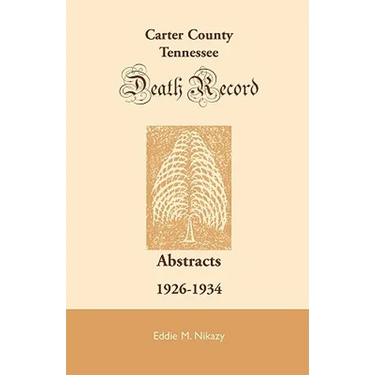 Carter County, Tennessee, Deaths: 1926-1934