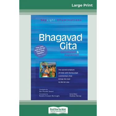Bhagavad Gita: Annotated & Explained (16pt Large Print Edition)