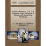 Golubin (Robert) V. U.S. U.S. Supreme Court Transcript of Record with Supporting Pleadings