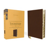 Kjv, Thompson Chain-Reference Bible, Genuine Leather, Calfskin, Brown, Red Letter, Thumb Indexed, Comfort Print