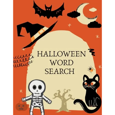 Halloween Word Search: Large Print Word Search Puzzle Book For Kids And Adults. Fall And Winter Word Search. Great for Giving Halloween Gifts for All!
