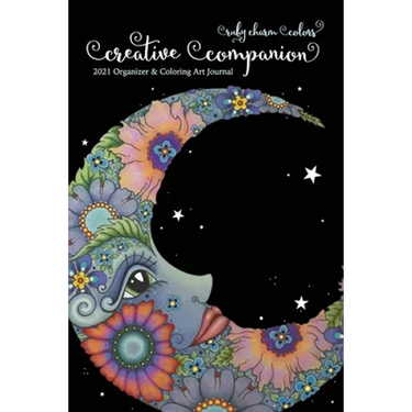 Ruby Charm Colors Creative Companion: 2021 Organizer & Coloring Art Journal
