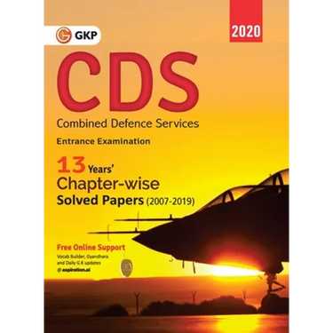 CDS (Combined Defence Services) 2020 - Chapterwise Solved Papers 2007-2019