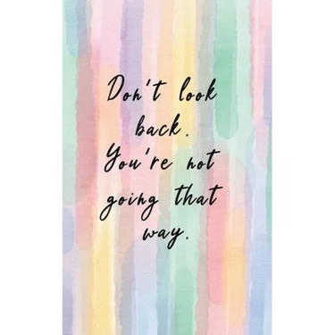 Internet Password Tracker: Usernames and Passwords Tracker Discreet Title on Spine Only - Watercolor Don't Look Back