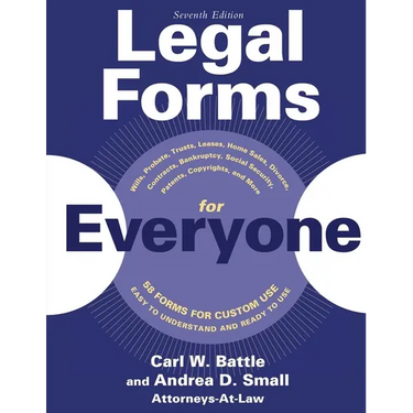 Legal Forms for Everyone: Wills, Probate, Trusts, Leases, Home Sales, Divorce, Contracts, Bankruptcy, Social Security, Patents, Copyrights, and More