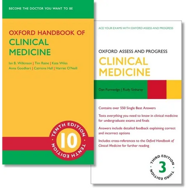 Oxford Handbook of Clinical Medicine 10th Edition and Oxford Assess and Progress Clinical Medicine 3rd Edition Set