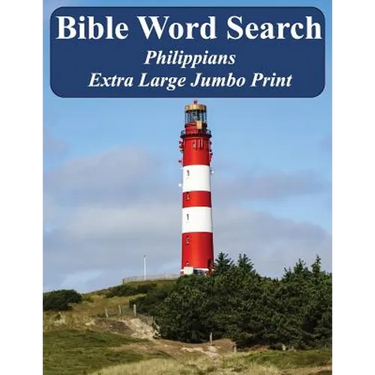 Bible Word Search Philippians: King James Version Extra Large Jumbo Print