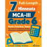 7 Full-Length Minnesota MCA-III Grade 6 Math Practice Tests: Your Path to Confidence, Mastery, and Top Scores on the Minnesota MCA-III Exam