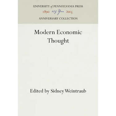 Modern Economic Thought
