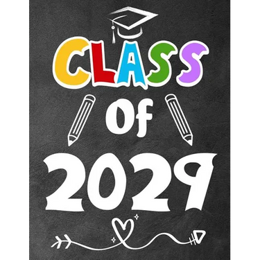 Class of 2029: Funny Back To School notebook, Gift For Girls and Boys,109 College Ruled Line Paper, Cute School Notebook, School Composition Notebooks