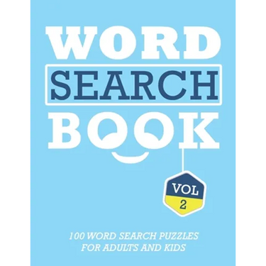 Word Search Book: 100 Word Search Puzzles For Adults And Kids Brain-Boosting Fun Vol 2