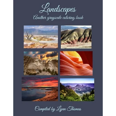 Landscapes: Another Grayscale Coloring Book