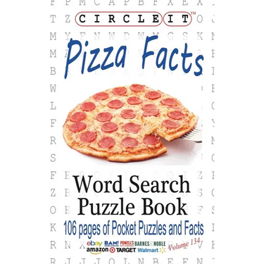 Circle It, Pizza Facts, Word Search, Puzzle Book