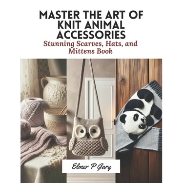 Master the Art of Knit Animal Accessories: Stunning Scarves, Hats, and Mittens Book